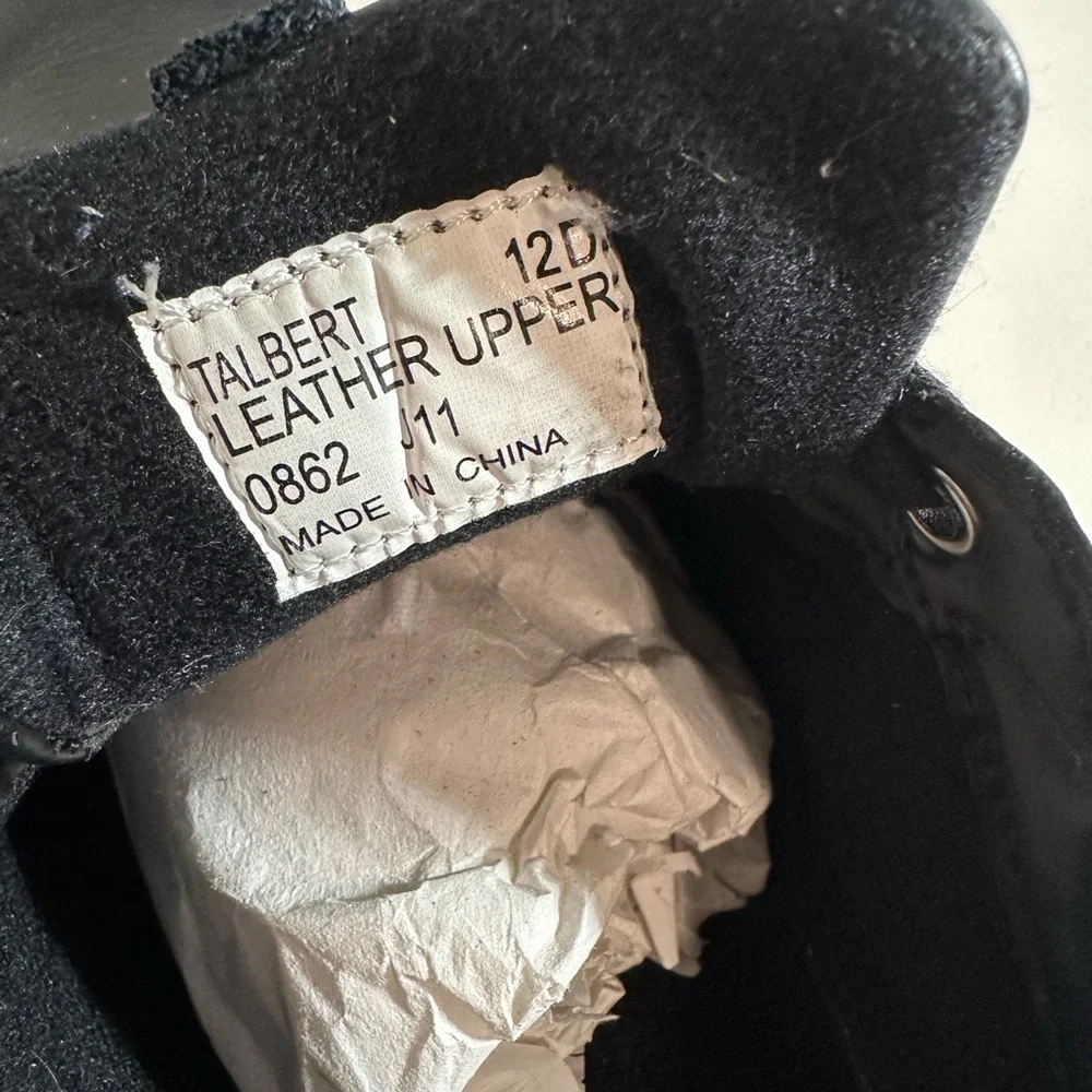 Polo by Ralph Lauren Men's Black Leather Sneakers